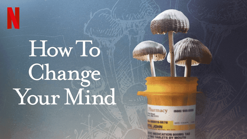 Netflix thumbnail preview for the psilocybin episode of the How To Change Your Mind docuseries